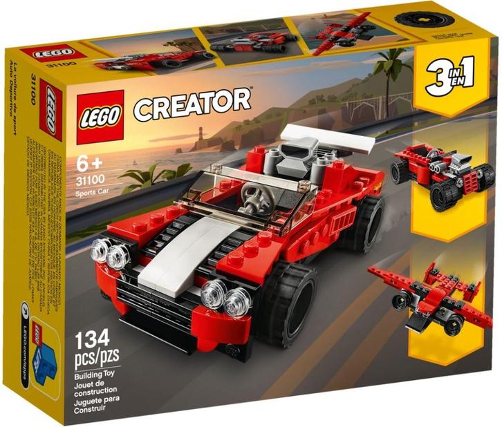 31100 - Creator: Sports Car, Kinderen en Baby's, Speelgoed | Duplo en Lego, Nieuw, Lego, Complete set, Verzenden
