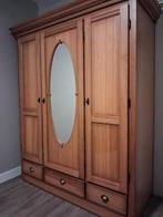 Licht eiken linnenkast 3 deurs met spiegel (MOET WEG!!!), Huis en Inrichting, Kasten | Kledingkasten, Ophalen of Verzenden, Gebruikt
