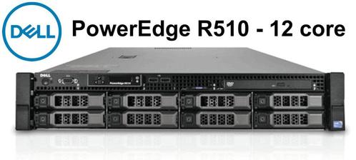 Server Dell PowerEdge R510 - meerdere configs mogelijk, Computers en Software, Servers, Gebruikt, 3 tot 4 Ghz, 128 GB, Hot swappable onderdelen