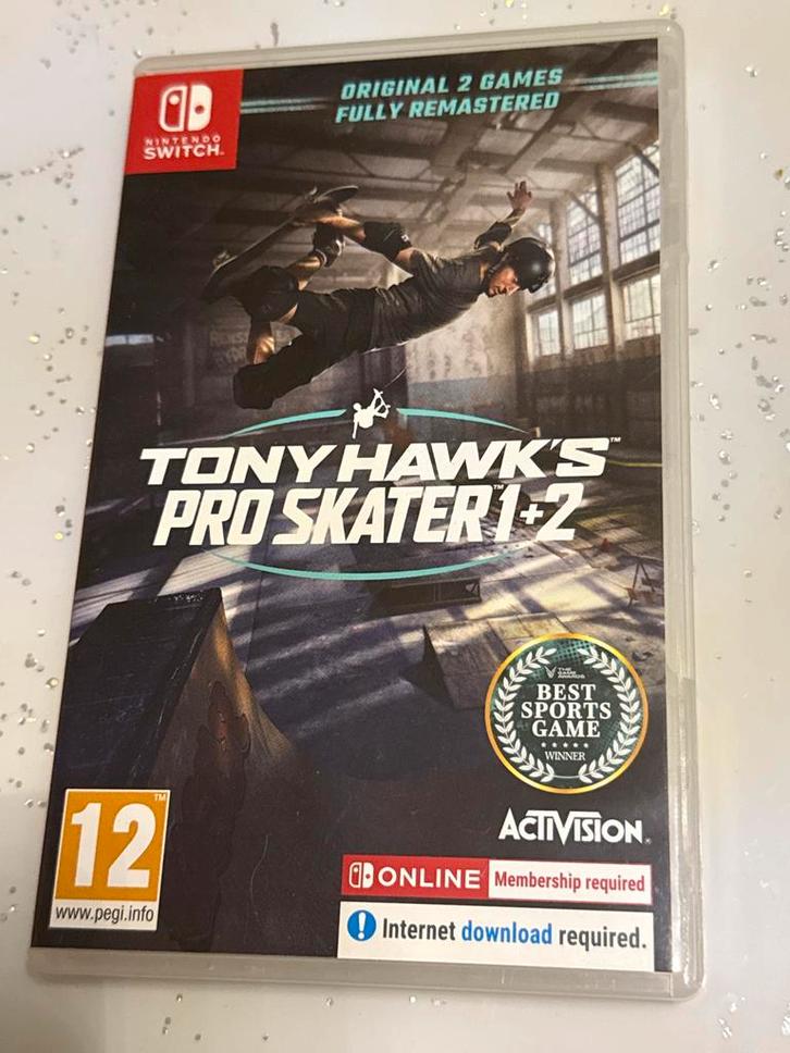 Tony Hawk's Pro Skater 1+2 - Nintendo Switch, Spelcomputers en Games, Games | Nintendo Switch, Zo goed als nieuw, Sport, 2 spelers