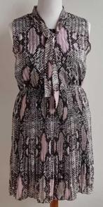 Blu Royal prachtig ecru jurkje met slangen print mt. L, Kleding | Dames, Beige, Maat 42/44 (L), Ophalen of Verzenden, Zo goed als nieuw