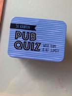 Pubquiz blik met vragen, Hobby en Vrije tijd, Een of twee spelers, Ophalen, Zo goed als nieuw