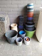 Gratis potten (binnen, buiten en kweek/plastic), Tuin en Terras, Ophalen, Gebruikt, Minder dan 25 cm, Tuin