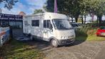 Hymer B544  4P Lange Bank 2,8 128PK, Caravans en Kamperen, Integraal, Ringverwarming, Fiat, Treinzit