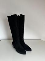 Suede dames laarzen zwart maat 38, Hoge laarzen, Zwart, Nieuw, Ophalen of Verzenden