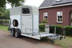 Tweepaards aluminium Böckmann Champion mentrailer, Dieren en Toebehoren, Ophalen, Gebruikt, Aluminium, 2-paards trailer
