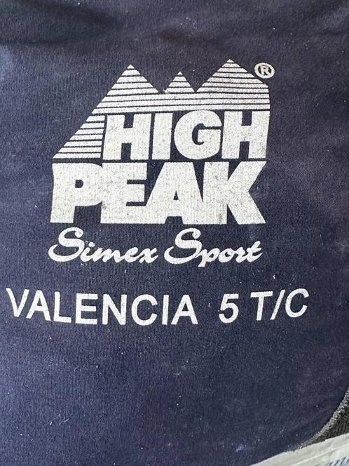 KATOENEN TENT: HIGH PEAK valencia 5 T/C - 2 compartimenten, Caravans en Kamperen, Tenten, tot en met 5, Gebruikt, Ophalen