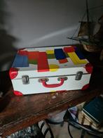 Fleurige vintage koffer / opbergbox., Ophalen of Verzenden, Huis en Inrichting