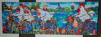 Aluminium dibond schilderij van Corrie Leushuis 120 x 40 cm, Ophalen