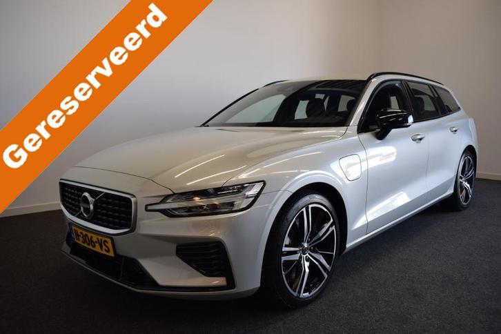 Volvo V60 2.0 T6 340pk AUT8 R-Design Twin Engine AWD Trekhaa, Auto's, Volvo, Bedrijf, Te koop, V60, 4x4, ABS, Achteruitrijcamera