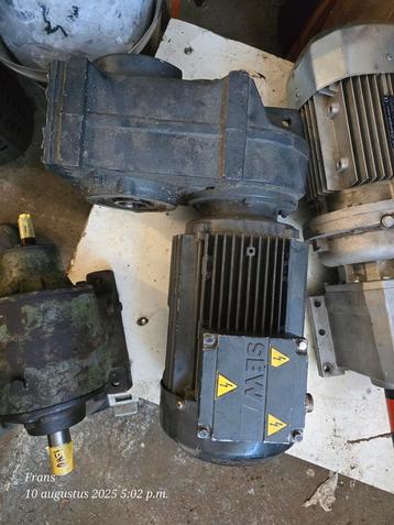 Elektromotor met Rechte Vertraging - 63 RPM beschikbaar voor biedingen