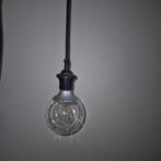 Hanglamp met 3m snoer, Huis en Inrichting, Lampen | Hanglampen, Ophalen of Verzenden, Zo goed als nieuw, Glas, 75 cm of meer
