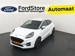 Ford Puma Hybrid ST-Line X | NW geleverd | Winterpack | Blis, Auto's, Ford, 125 pk, Leder en Stof, Wit, Bedrijf