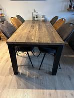 Prachtige industriële eettafel 190x90 cm ZGAN, Ophalen, 50 tot 100 cm, Zo goed als nieuw, Vijf personen of meer