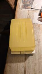 Kaasdoos beige met geel, Ophalen of Verzenden, Gebruikt