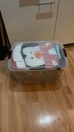 Opbergdoos met diverse kerstversiering, Diversen, Kerst, Ophalen, Zo goed als nieuw