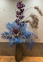 Prachtig zijden boeket met oa Silk-ka Silka kunstbloemen, Huis en Inrichting, Ophalen of Verzenden, Zo goed als nieuw