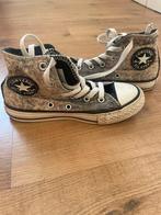Kinderschoen converse maat 30 kleur wit zwart en rose stipje, Converse, Meisje, Schoenen, Ophalen of Verzenden