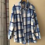 Vrolijk geruiten vest/jas van Everme, maat XL, Ophalen of Verzenden, Zo goed als nieuw, Maat 46/48 (XL) of groter, Blauw
