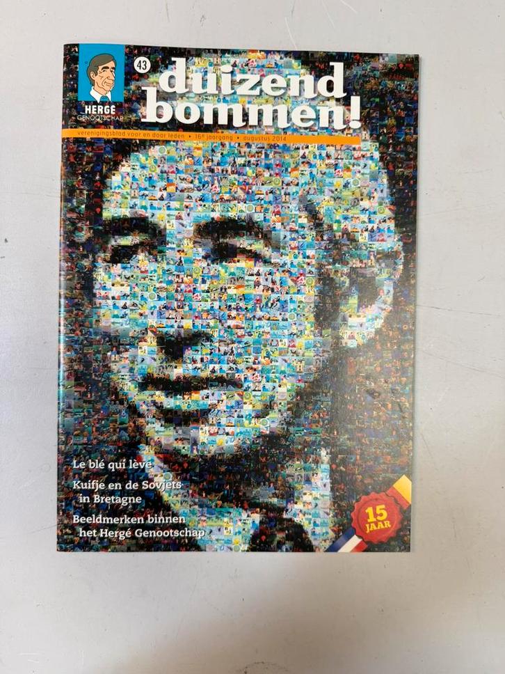 Duizend Bommen! Hergé genootschap augustus 2014 nummer 43, Boeken, Stripboeken, Zo goed als nieuw, Eén stripboek, Ophalen of Verzenden