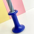 vintage Deens design KANDELAAR kobalt blauw keramiek retro, Overige materialen, Gebruikt, Blauw, Ophalen of Verzenden