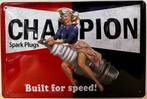 Champion build for speed pinup relief reclamebord van metaal