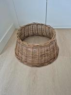 Rieten kerstboomvoet mand - 40cm, Ophalen, Mand, Rond, Zo goed als nieuw