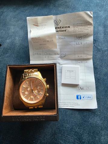 Orgineel Michael Kors horloge – goudkleurig, met doos & bon
 beschikbaar voor biedingen