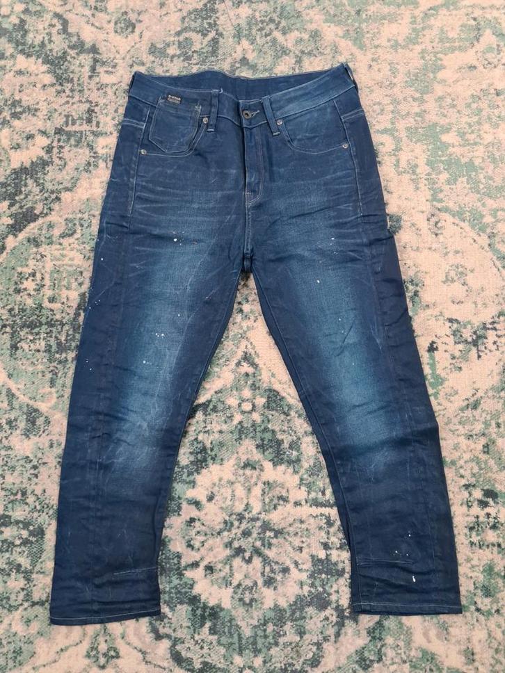 G-star crotch C 3D loose Tapered W27 L32 WMN Tulsi2732 Blauw, Kleding | Dames, Spijkerbroeken en Jeans, Zo goed als nieuw, W27 (confectie 34) of kleiner