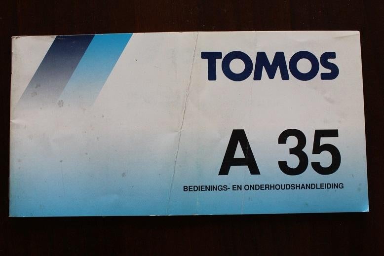 Tomos A35 1993 bromfiets instructie boekje, Fietsen en Brommers, Handleidingen en Instructieboekjes, Gebruikt, Ophalen of Verzenden