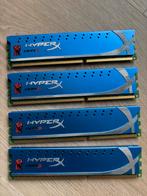 16GB (4x4GB) Kingston HyperX DDR3 1600MHz RAM, Gebruikt, DDR3, Ophalen of Verzenden, Desktop