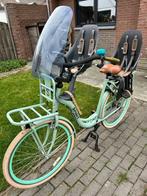 2 Urban Iki fietsstoeltjes, Fietsen en Brommers, Fietsaccessoires | Fietsstoeltjes, Ophalen, Gebruikt, Voetsteuntjes, Voorzitje
