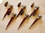 Set wand kaarsenhouder, kandelaars, 6 stuks, Ophalen, Overige materialen, 25 tot 50 cm, Zo goed als nieuw