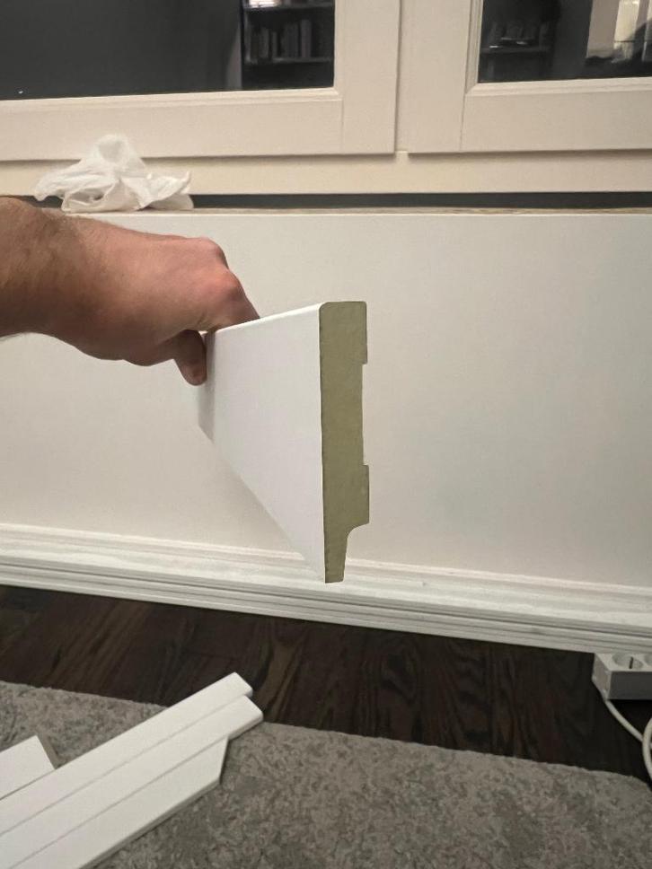 Gladde plint 12x70 mm + gladde architraaf 12x45mm te koop, Doe-het-zelf en Verbouw, Plinten en Afwerking, Nieuw, Plinten, Mdf