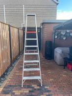 Solide bordes trap 6 treden plus bordes, Gebruikt, Trap, Ophalen of Verzenden, Opvouwbaar of Inschuifbaar