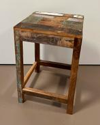 Houten krukje 30x30x45, Ophalen of Verzenden, Zo goed als nieuw, Hout