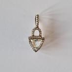 Leuke kettinghanger met edelsteen bergkristal, Sieraden, Tassen en Uiterlijk, Bedels, Overige merken, Zo goed als nieuw, 1 bedel
