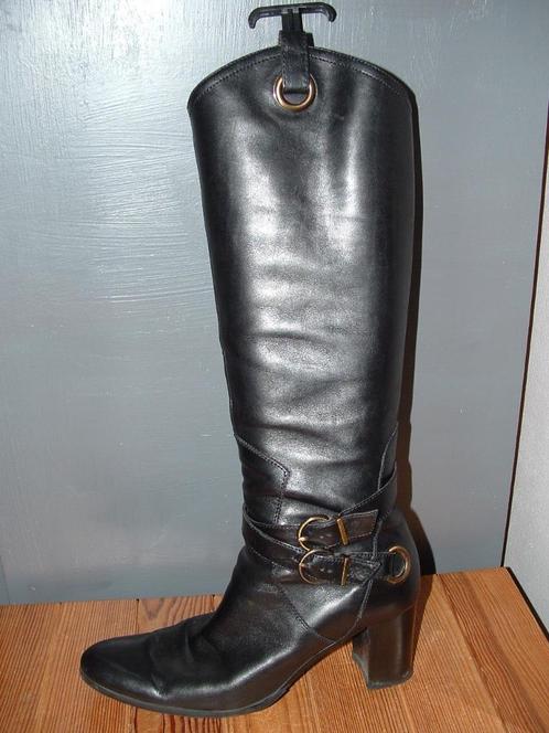 Lederen leer laarzen Long Life Indiana maat 38, Kleding | Dames, Schoenen, Zo goed als nieuw, Hoge laarzen, Zwart, Ophalen of Verzenden