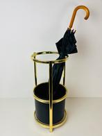 Ypma ‘Charme’ paraplubak goudkleurig en zwarte kunststof, Huis en Inrichting, Woonaccessoires | Paraplubakken, Ophalen of Verzenden