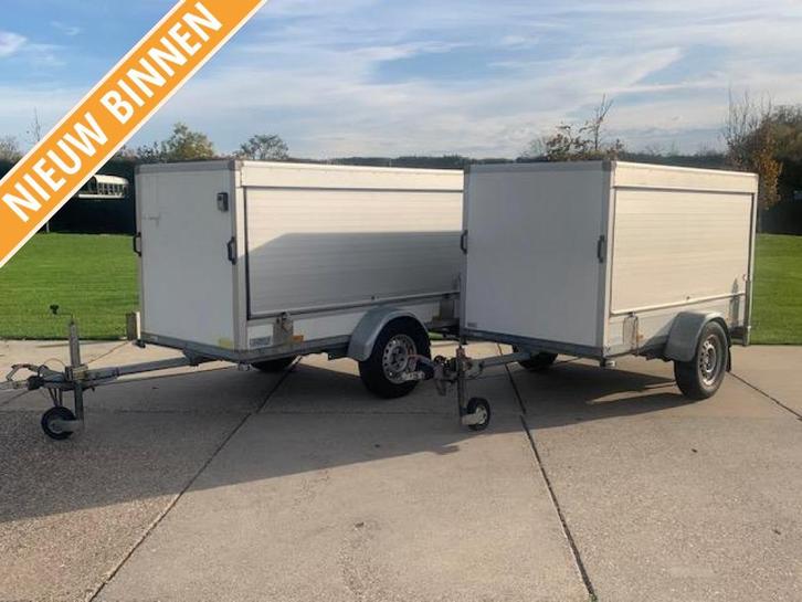 Saris gesloten aanhanger met rolluiken TOPPER, Auto diversen, Aanhangers en Bagagewagens, Gebruikt