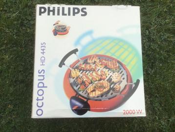 BBQ Barbeque elektrisch Philips Octopus HD4435 tafelmodel beschikbaar voor biedingen