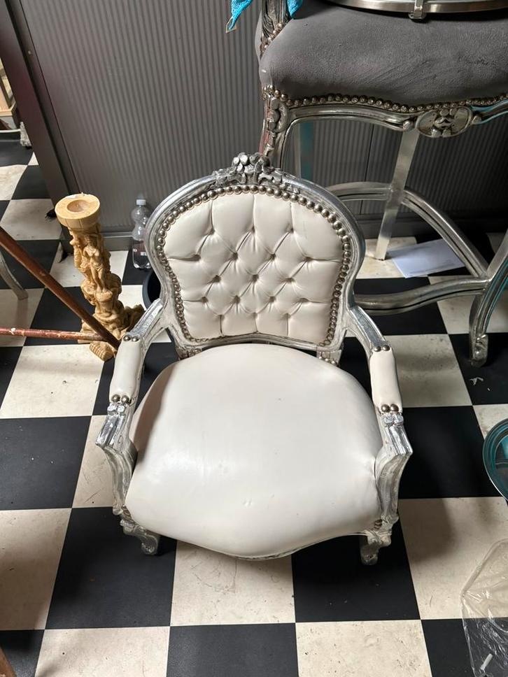 Nieuw, Huis en Inrichting, Stoelen, Zo goed als nieuw, Eén, Hout, Wit, Ophalen of Verzenden