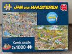 *** ALS NIEUW! Jan van Haasteren-puzzels: 2-in-1-puzzeldoos, Ophalen of Verzenden, 500 t/m 1500 stukjes, Zo goed als nieuw, Legpuzzel