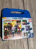 Spidey Puzzel Set - 4 Puzzels in Briefcase - Nieuw, Ophalen of Verzenden, Minder dan 500 stukjes, Nieuw, Legpuzzel