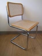 4x Thonet stijl Cesca Breuer buisframe stoel rotan webbing, Huis en Inrichting, Stoelen, Gebruikt, Overige kleuren, Vier, Riet of Rotan