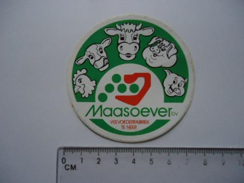 sticker oud NEER Limburg Maasoever veevoeder fabriek retro, Verzamelen, Stickers, Zo goed als nieuw, Bedrijf of Vereniging, Verzenden