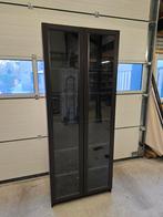 Mooie Vitrinekast met Glazen Deuren, Ophalen, 50 tot 100 cm, Modern, 25 tot 50 cm