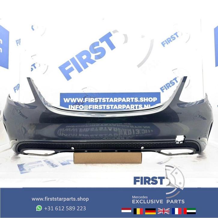 W205 BUMPER C KLASSE AMG ACHTERBUMPER COMPLEET ORIGINEEL C43, Auto-onderdelen, Carrosserie en Plaatwerk, Bumper, Mercedes-Benz