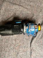 Elektromotor 0,5 kw met vertragingskast - Spaggiari R130/2, Hobby en Vrije tijd, Ophalen of Verzenden, Gebruikt