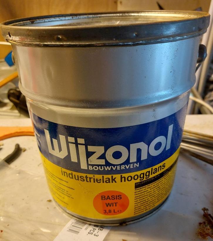 wijzonol industrielak wit, Doe-het-zelf en Verbouw, Verf, Beits en Lak, Nieuw, Lak, Minder dan 5 liter, Wit, Ophalen of Verzenden